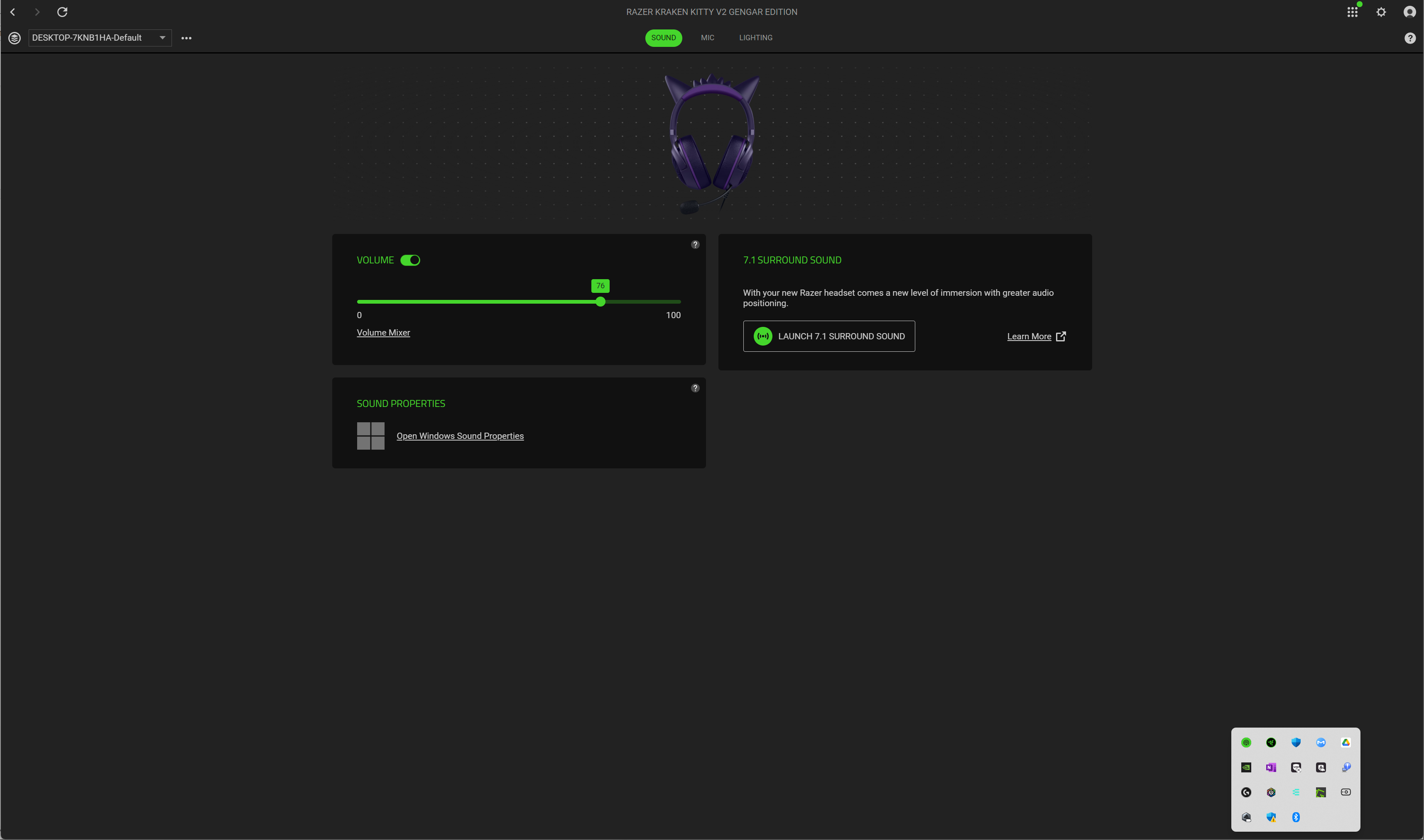 Kraken V2 Razer Gengar Edition Pokemon gaming headset sound surround triforce RGB hyperclear.png